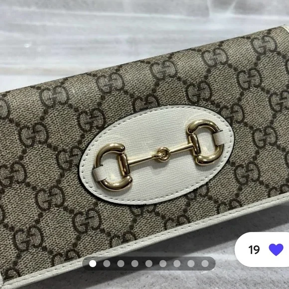 Gucci 1955 horse bit wallet Crossbody with Gucci dust cover. NEW. - Picture 2 of 13